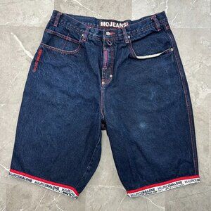Vintage MoJeans Jean Shorts Mens 36 Jorts Loose Baggy y2k Mo Jeans Rap Hip Hop